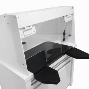 ancada Space Box Com Cabine de Vidro E Gaveteiro